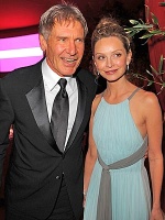 Harrison Ford y Calista Flockhart. La pareja se comprometió el pasado 14 de febrero